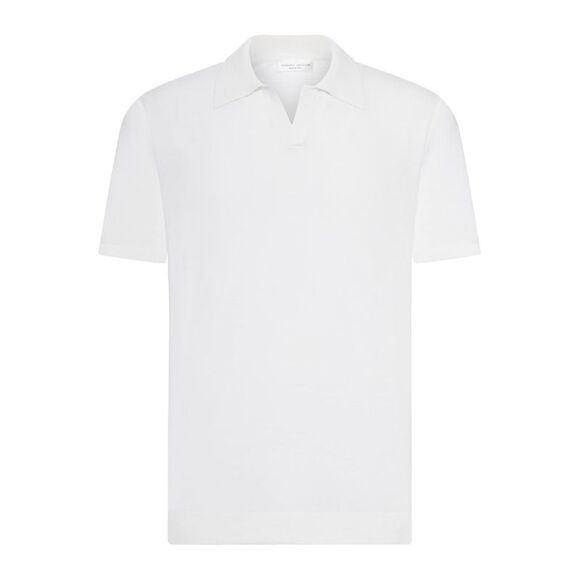 Roberto Collina Men Cotton Polo Shirt Without Buttons